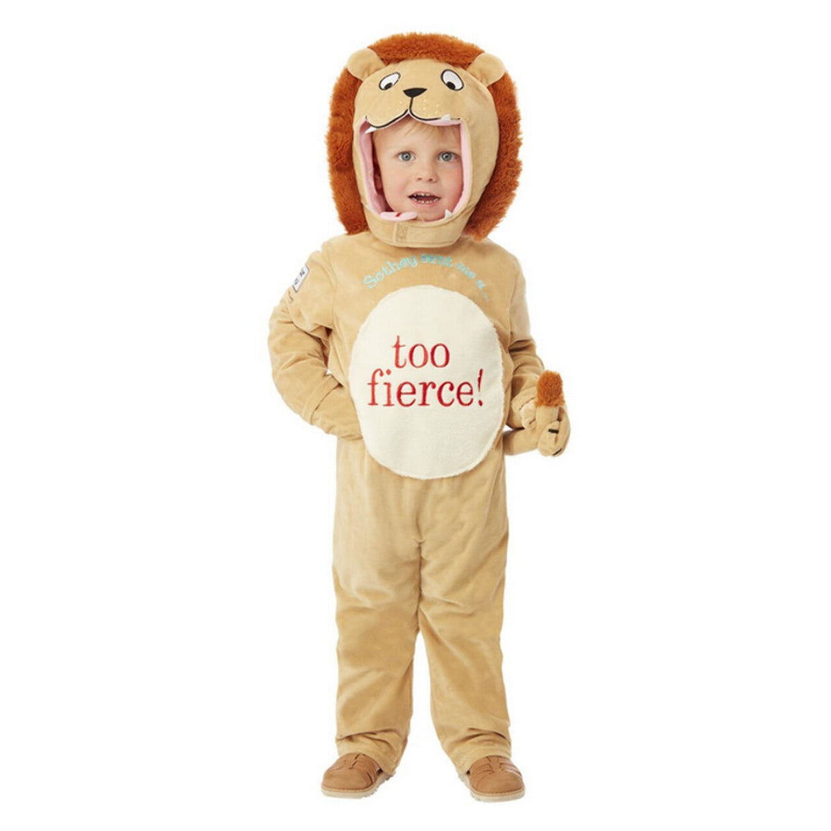 Op deze afbeelding zie je een Kostuums, van het merk Smiffy's. Dear Zoo Deluxe Fierce Leo De Lion Kind Kostuum