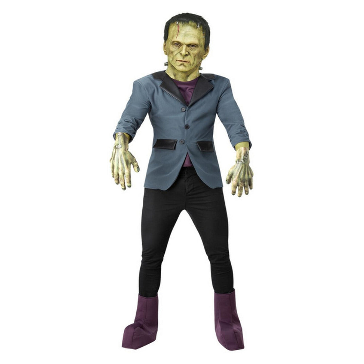 Op deze afbeelding zie je een Kostuums, van het merk Smiffy's. Groene Frankie Van Frankenstein Man Kostuum