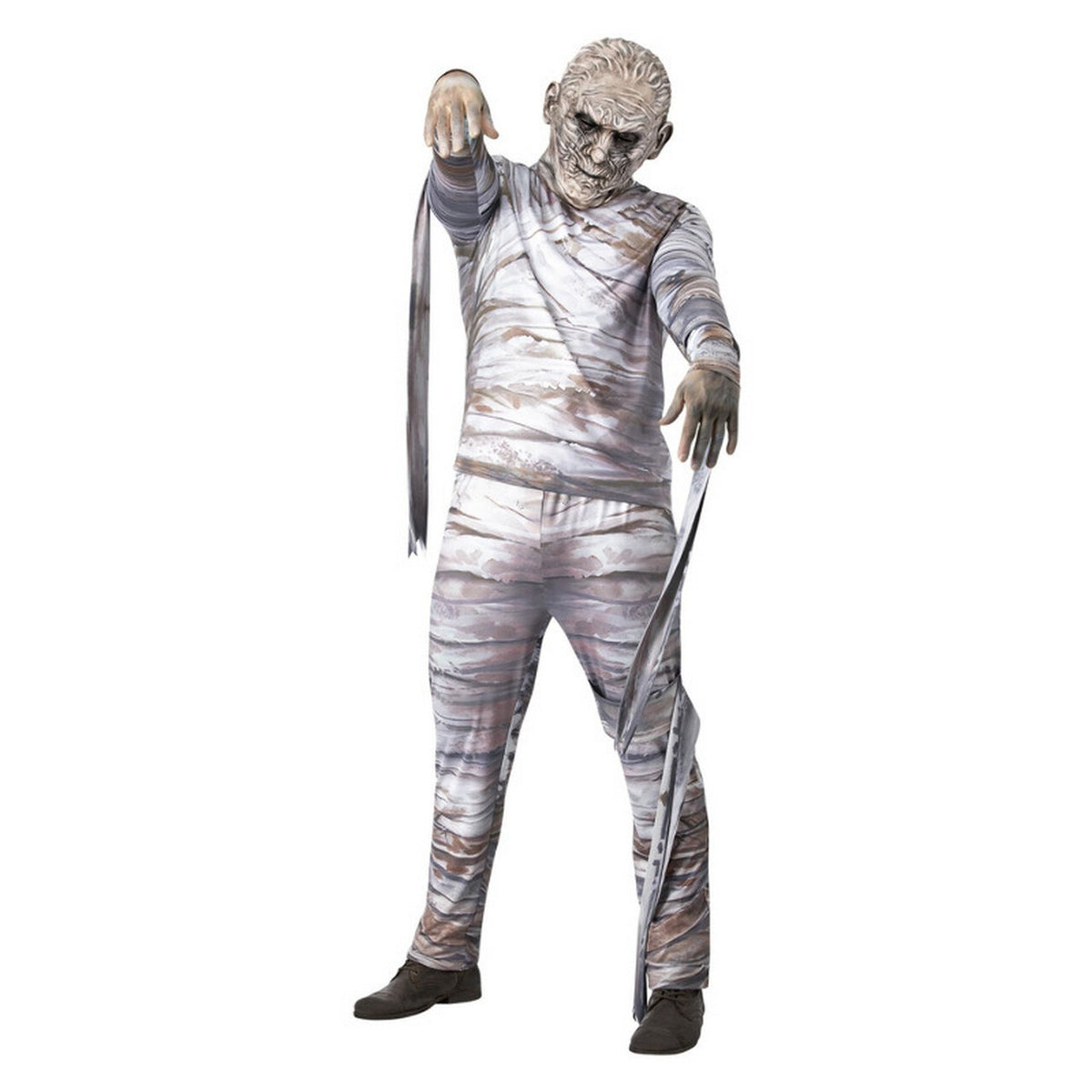 Op deze afbeelding zie je een Kostuums, van het merk Smiffy's. Ingewikkelde Mummie Zombie Man Kostuum