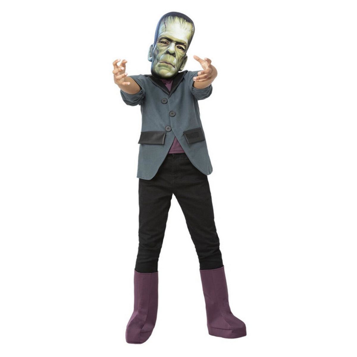 Op deze afbeelding zie je een Kostuums, van het merk Smiffy's. Franklin Frankenstein Kind Kind Kostuum