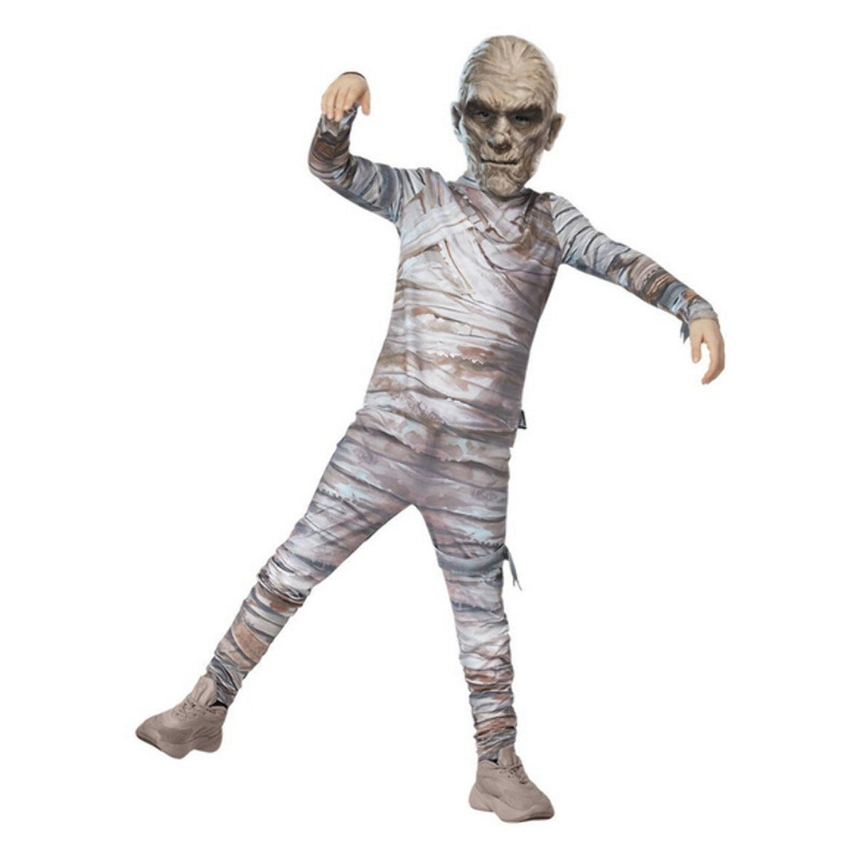 Op deze afbeelding zie je een Kostuums, van het merk Smiffy's. Ingewikkelde Mummie Monster Kind Kind Kostuum