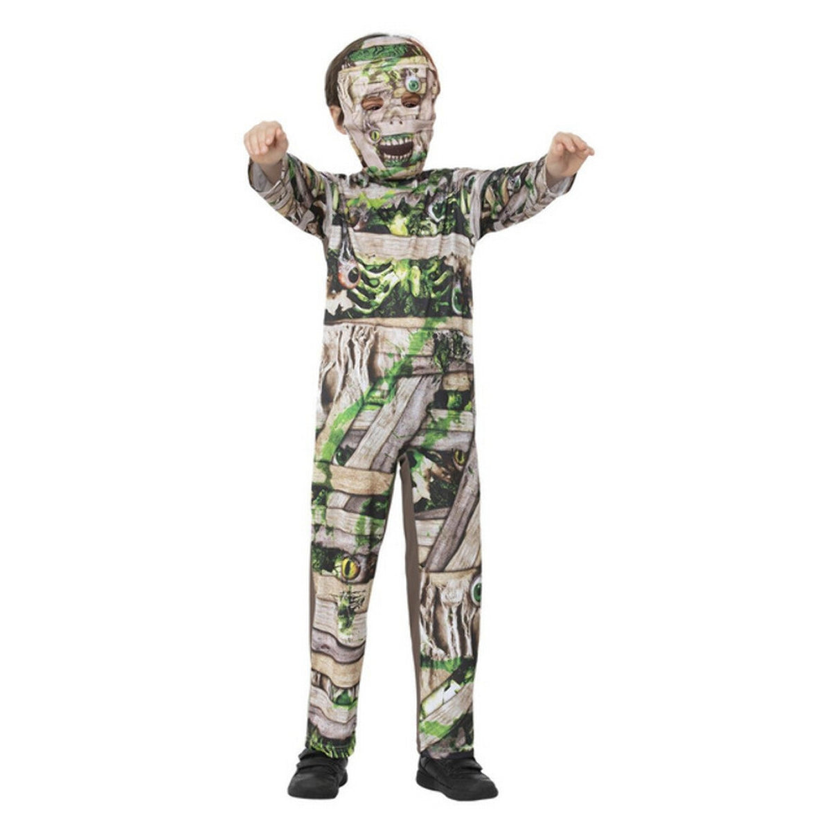 Op deze afbeelding zie je een Kostuums, van het merk Smiffy's. Veel Te Ingewikkelde Mummie Kind Kostuum