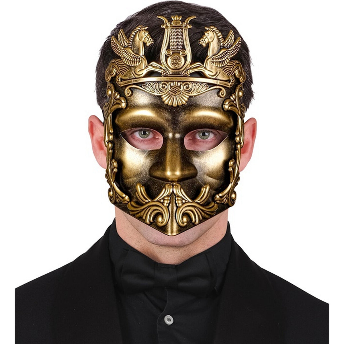 Op deze afbeelding zie je een Accessoires, van het merk Widmann. Oogmasker Griekse Overwinnaar