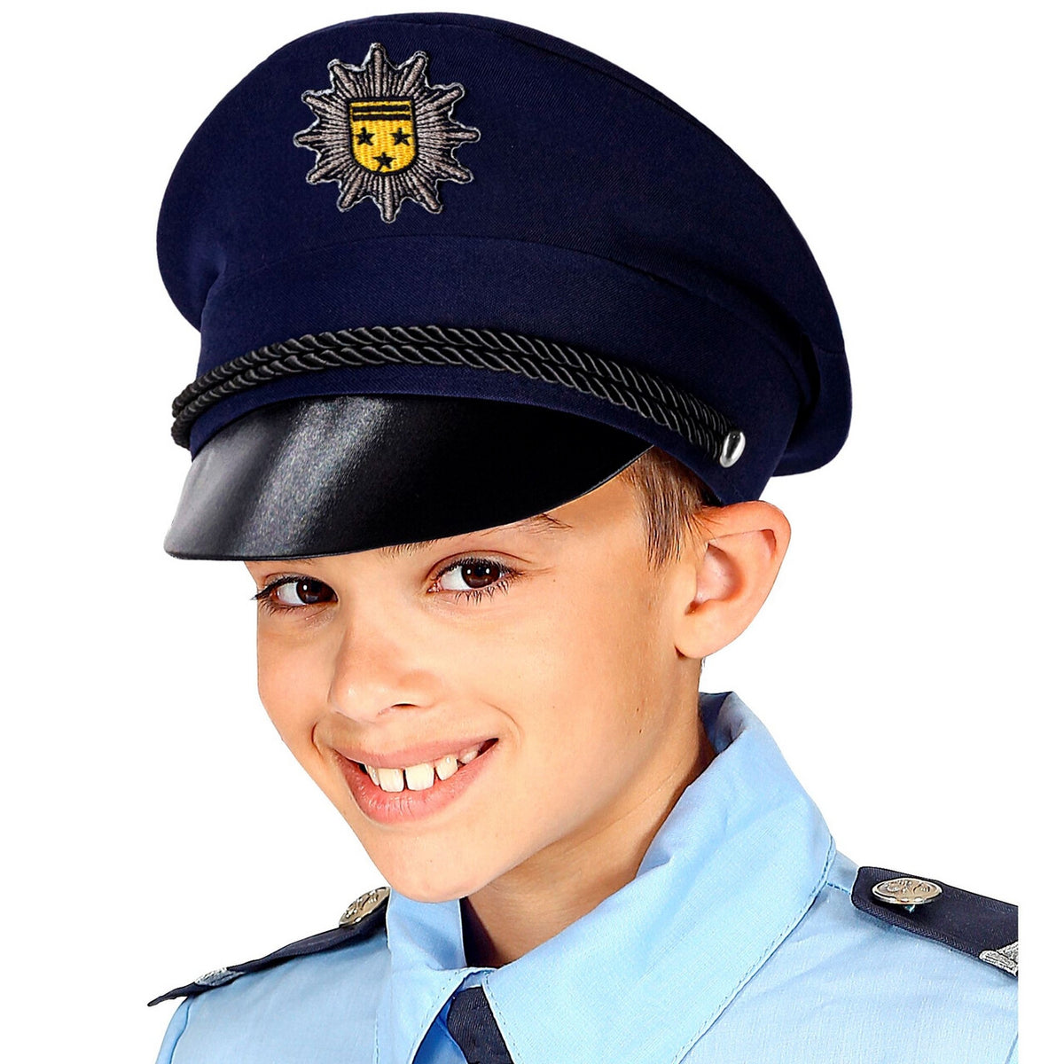 Op deze afbeelding zie je een Accessoires, van het merk Widmann. Politie Pet Star Department Kind