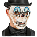 Masque Crâne Clown Très Ancien Et Effrayant