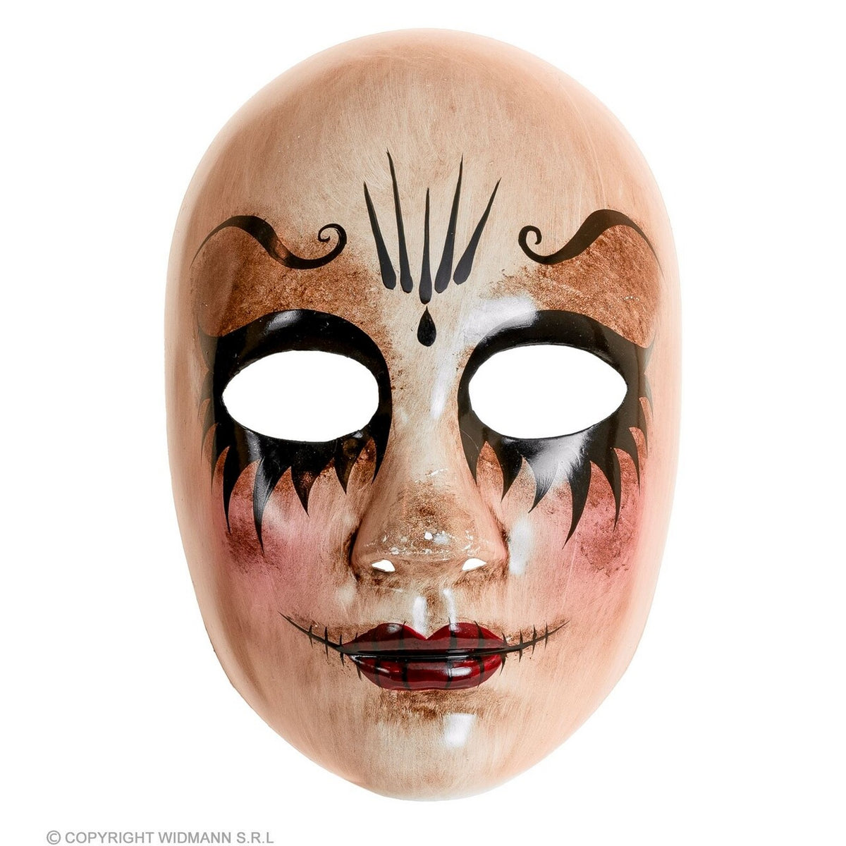 Op deze afbeelding zie je een Accessoires, van het merk Widmann. Masker Theater Enge Vrouw