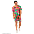 Chaleur Estivale Tropicale Rose Costume