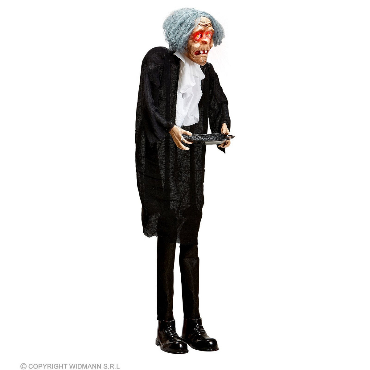 Op deze afbeelding zie je een Decoratie, van het merk Widmann. Stokoude Butler Jeffrey, 120 Centimeter