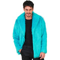 Veste En Fausse Fourrure Bleu Clair Cool As Ice