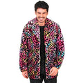 Manteau En Fausse Fourrure Imprimé Léopard En Couleur