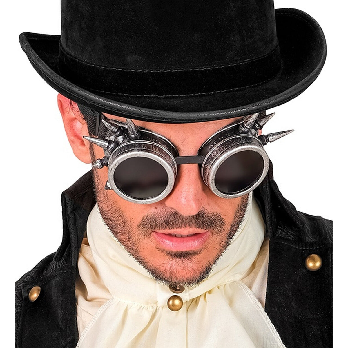 Op deze afbeelding zie je een Accessoires, van het merk Widmann. Steampunk Bril Pointy Lashes