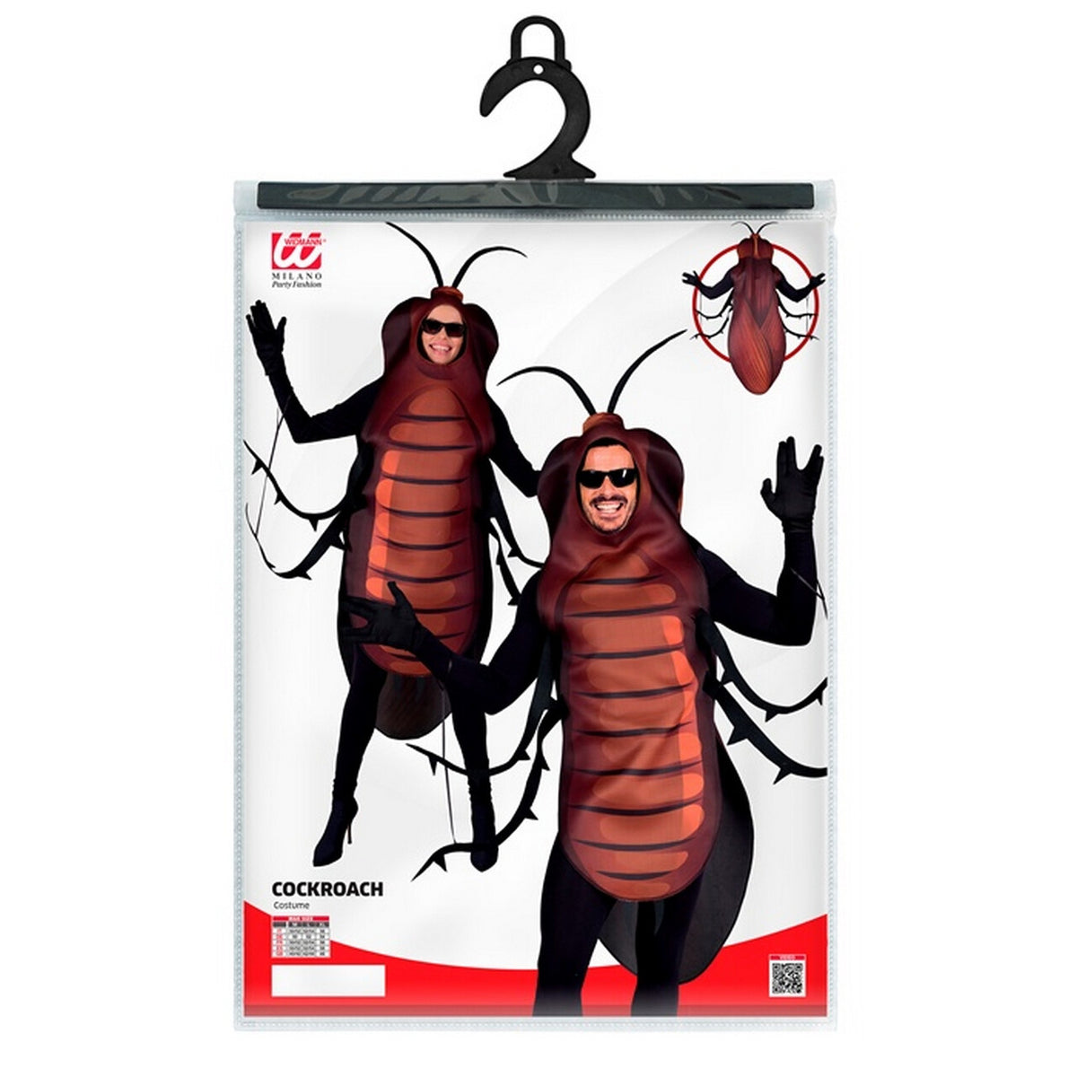 Op deze afbeelding zie je een Kostuums, van het merk Widmann. La Cucaracha Man Kostuum