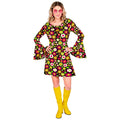 Robe Dansante Super 60s à Fleurs Costume