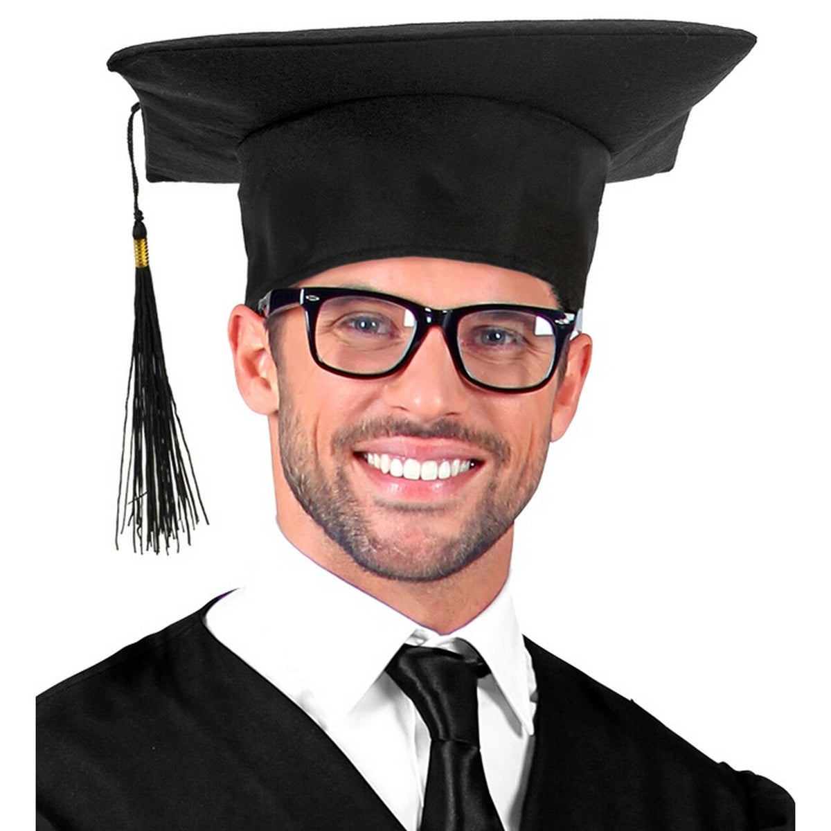 Op deze afbeelding zie je een Accessoires, van het merk Widmann. Geslaagde Student Hoed