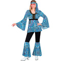 Mandala Danse Hippie Années 60 Bleu Costume