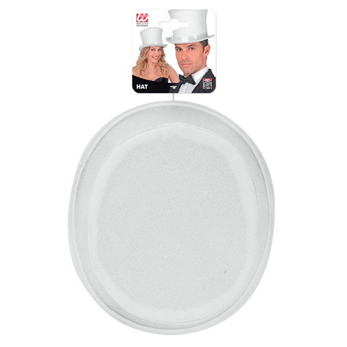 Op deze afbeelding zie je een Accessoires, van het merk Widmann. Hoge Deftige Hoed Wit