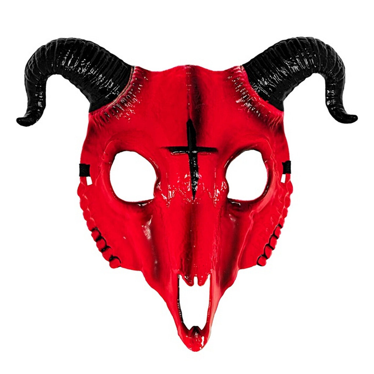Op deze afbeelding zie je een Accessoires, van het merk Widmann. Masker Satanische Ram