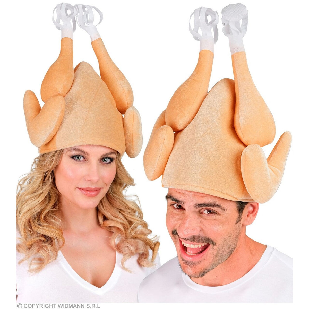 Op deze afbeelding zie je een Accessoires, van het merk Widmann. Kok Muts Gebraden Kip