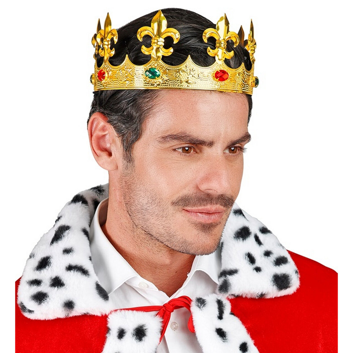 Op deze afbeelding zie je een Accessoires, van het merk Widmann. Kroon Koning Van Goudrijk