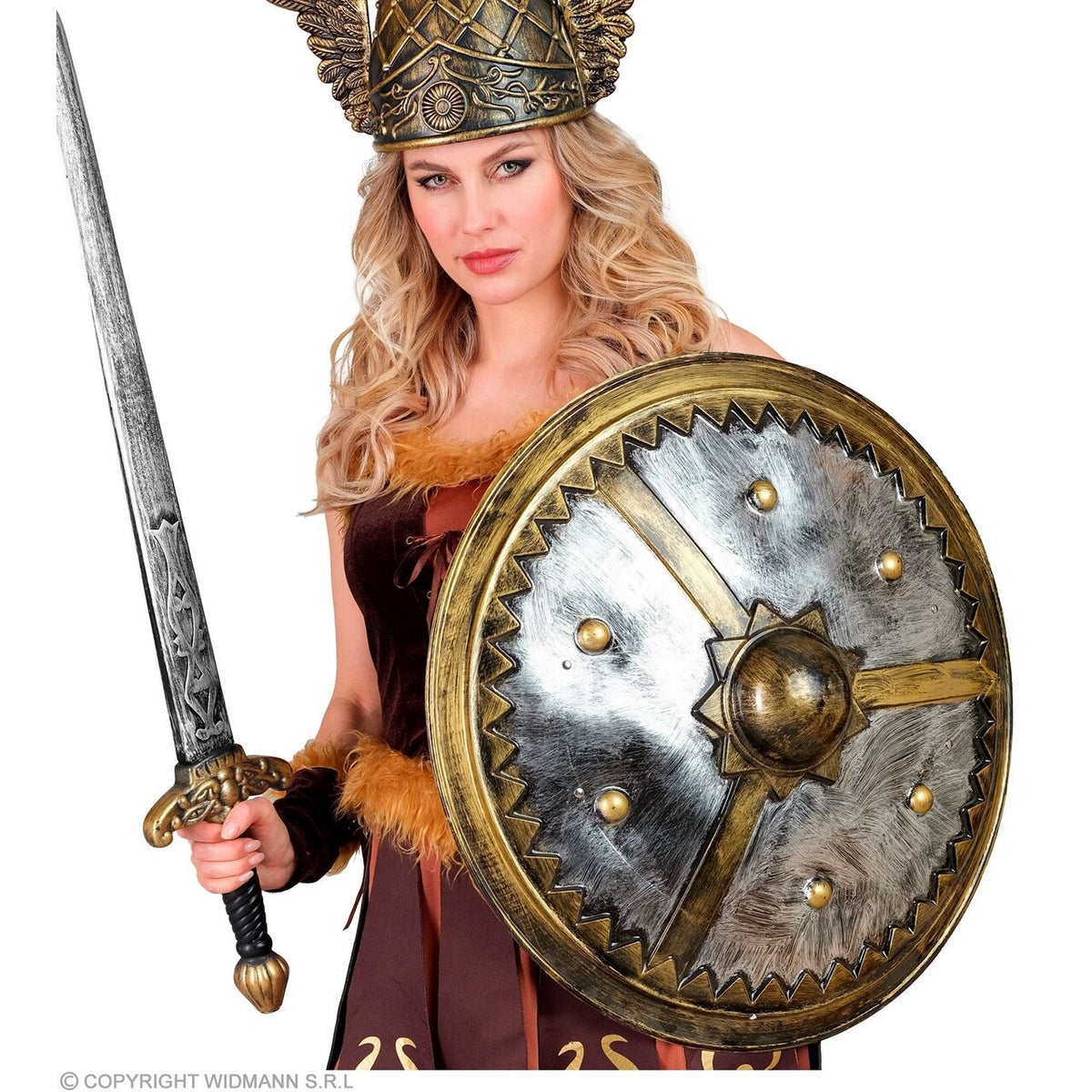 Op deze afbeelding zie je een Accessoires, van het merk Widmann. Schild Viking Floki