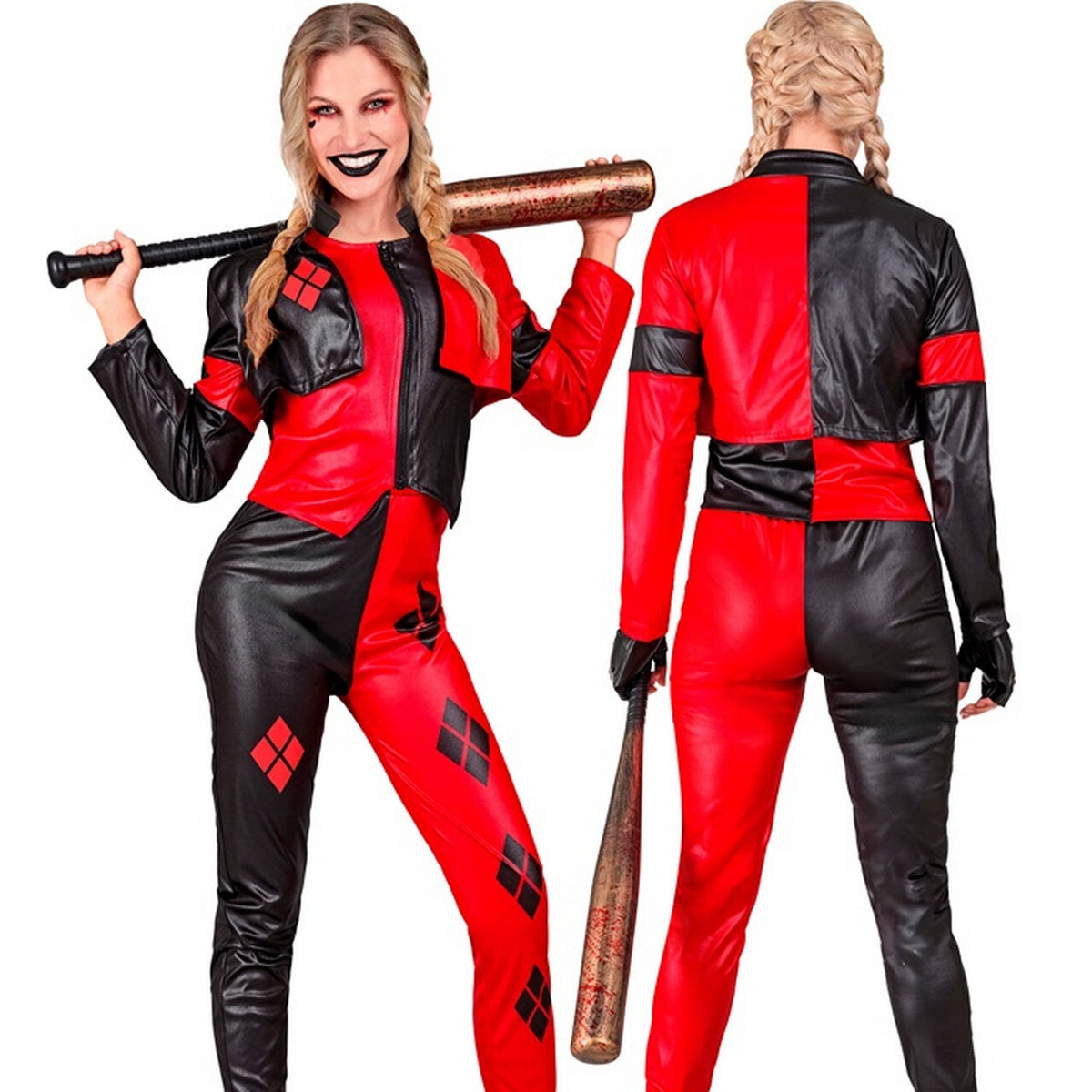Op deze afbeelding zie je een Accessoires, van het merk Widmann. Bloody Baseball Knuppel