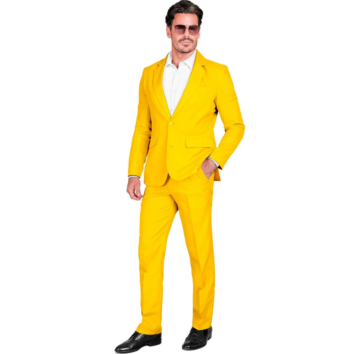 Op deze afbeelding zie je een Kostuums, van het merk Widmann. Mr Sunny Funny Man Kostuum