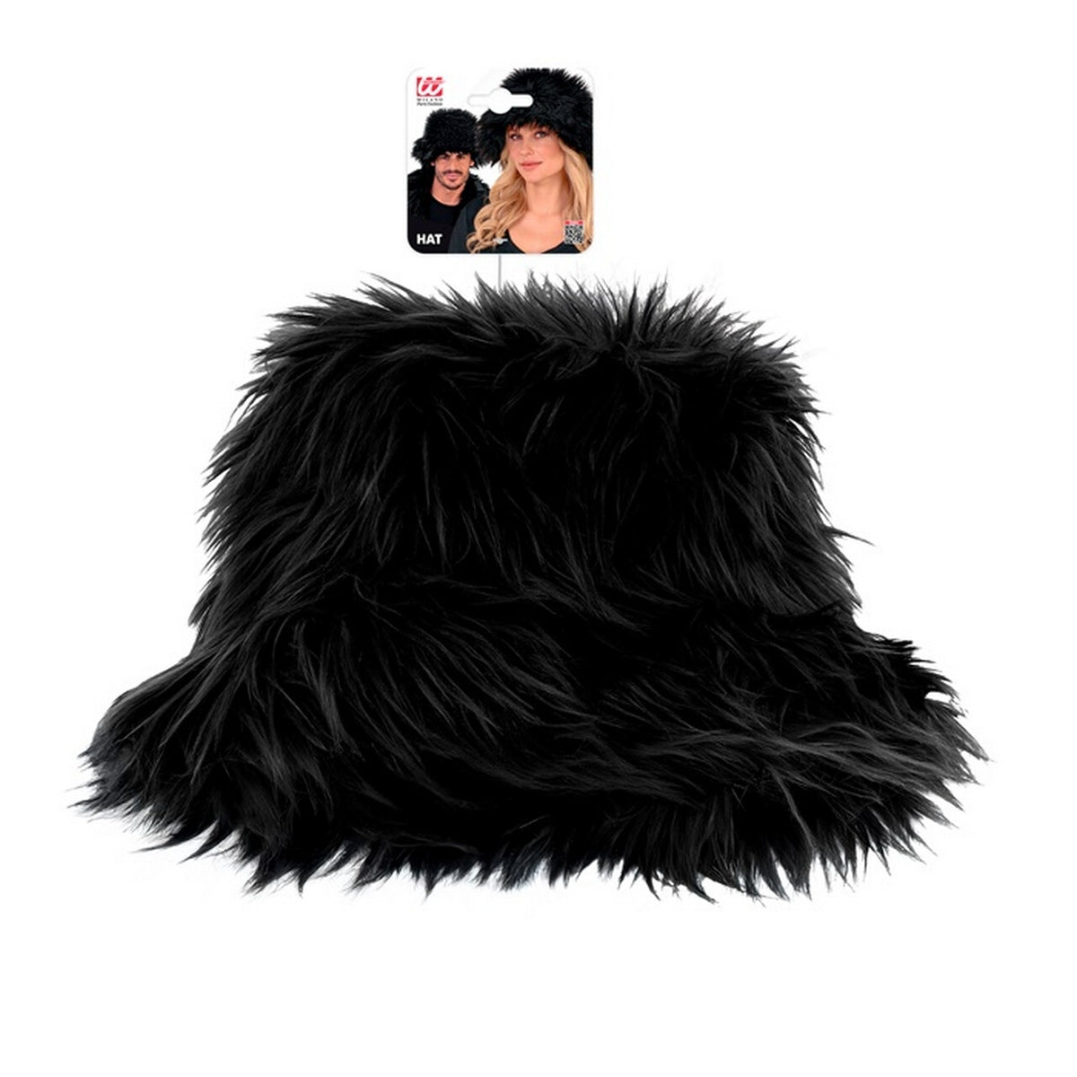 Op deze afbeelding zie je een Accessoires, van het merk Widmann. Warme Buckethat Zwart