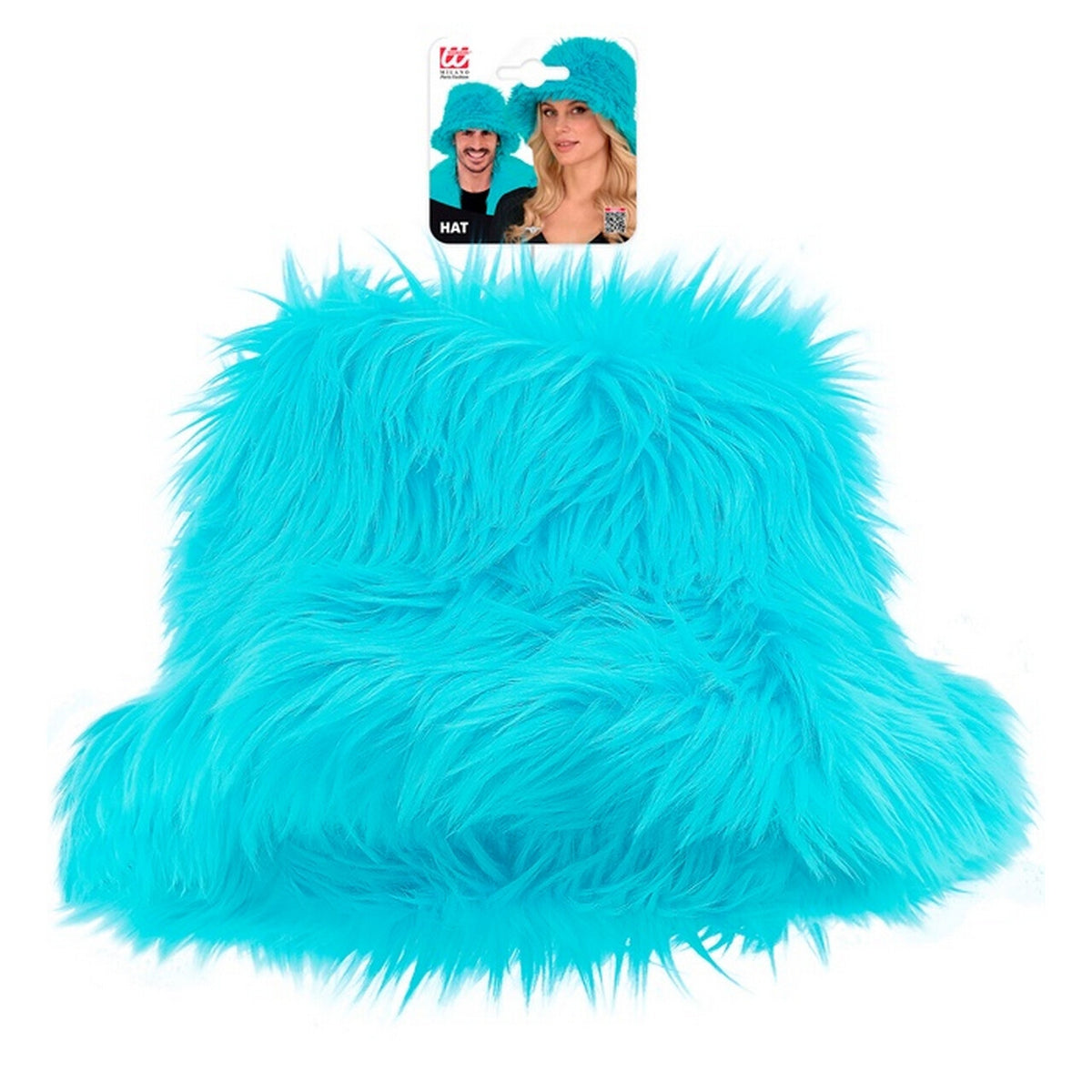 Op deze afbeelding zie je een Accessoires, van het merk Widmann. Warme Buckethat Lichtblauw