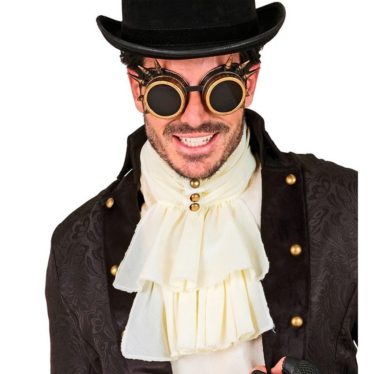 Op deze afbeelding zie je een Accessoires, van het merk Widmann. Klassieke Jabot Beige