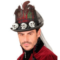 Chapeau Avec Voile Magie Noire
