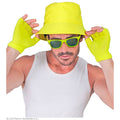 Gants Sans Doigts Néon Jaune Pratiques Chauds