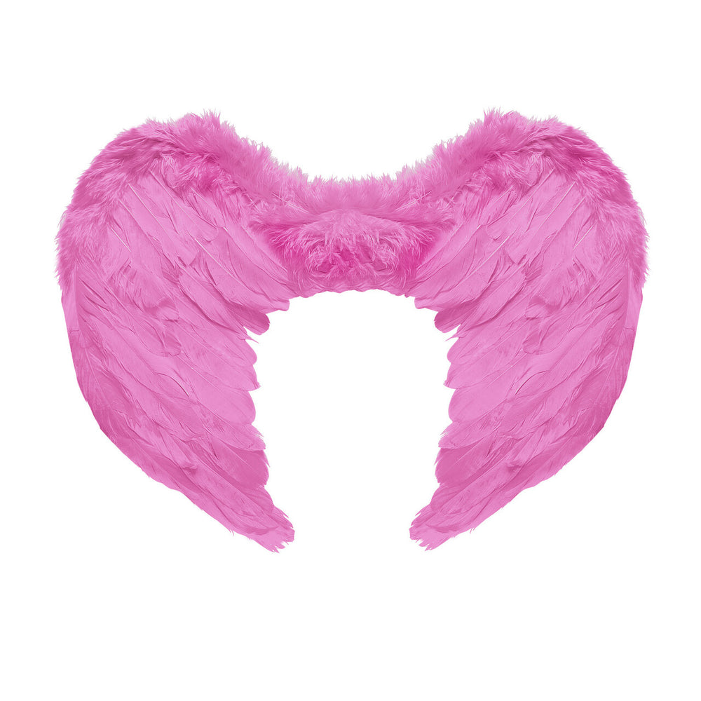 Op deze afbeelding zie je een Accessoires, van het merk Widmann. Engel Veren Vleugels 37x50 Centimeter, Roze