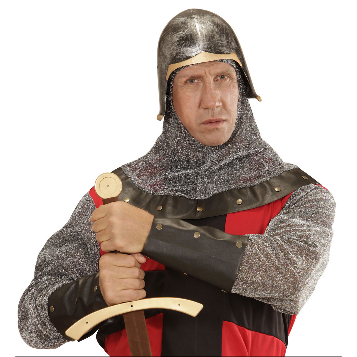 Op deze afbeelding zie je een Accessoires, van het merk Widmann. Middeleeuwse Gevechtshelm Braveheart