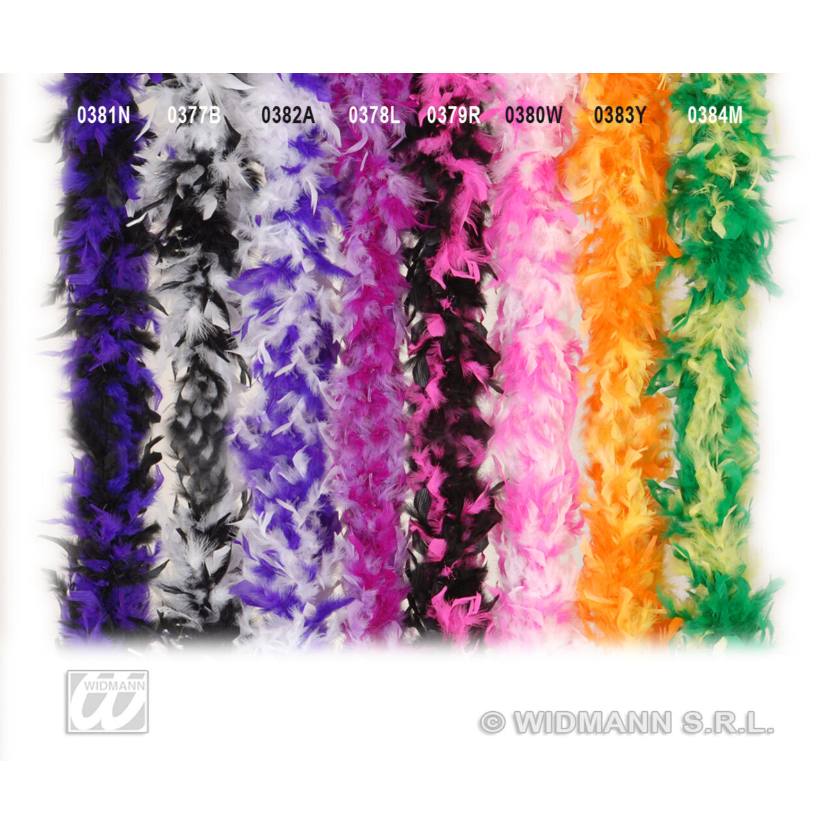 Op deze afbeelding zie je een Accessoires, van het merk Widmann. Boa. 2-Kleurig Wit / Roze 180 Centimeter