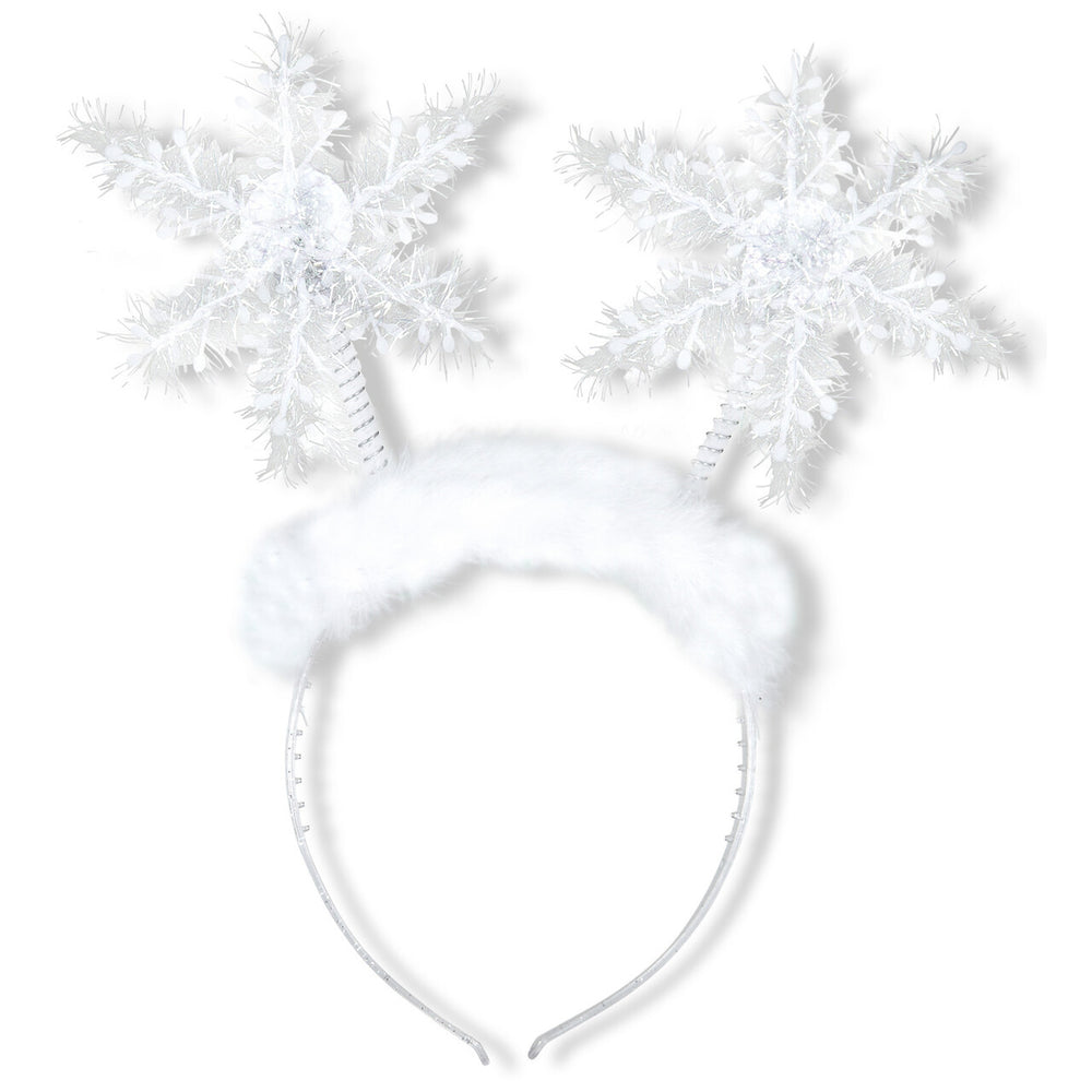 Op deze afbeelding zie je een Accessoires, van het merk Widmann. Winterse Hoofdband Sneeuwfiguren