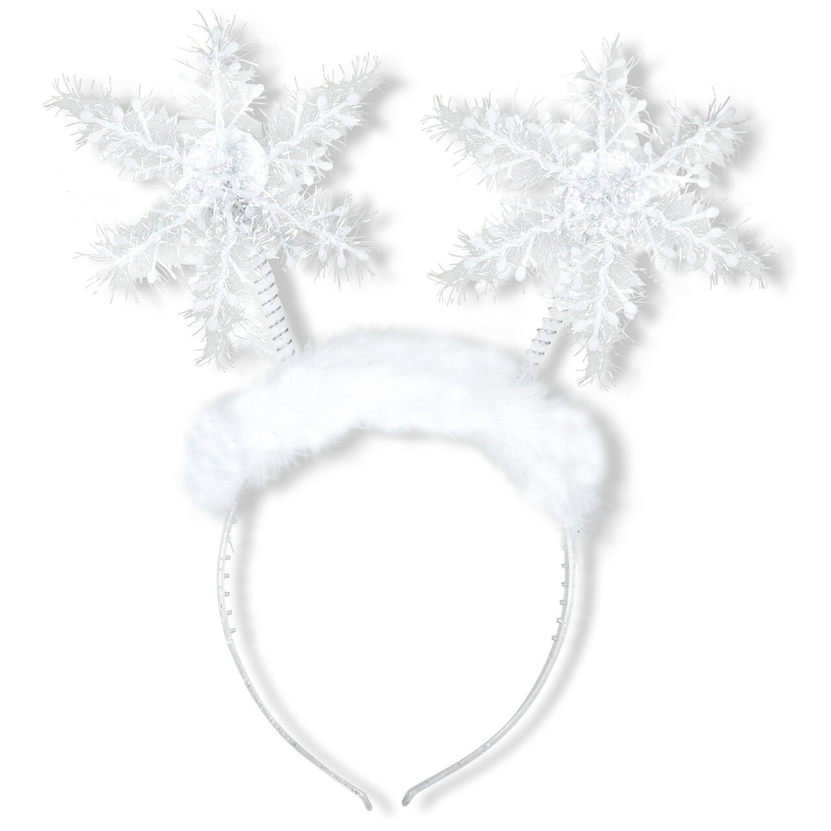 Op deze afbeelding zie je een Accessoires, van het merk Widmann. Winterse Hoofdband Sneeuwfiguren