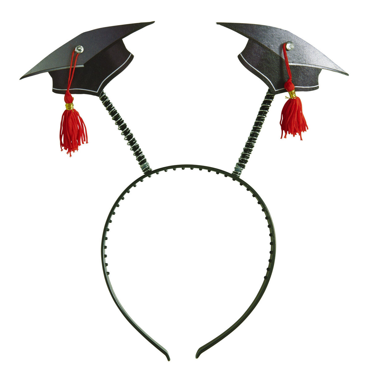 Op deze afbeelding zie je een Accessoires, van het merk Widmann. Trillende Hoofdband Geslaagd!