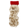 Bandeau Rouge Sportif Avec Cheveux Blonds Bouclés