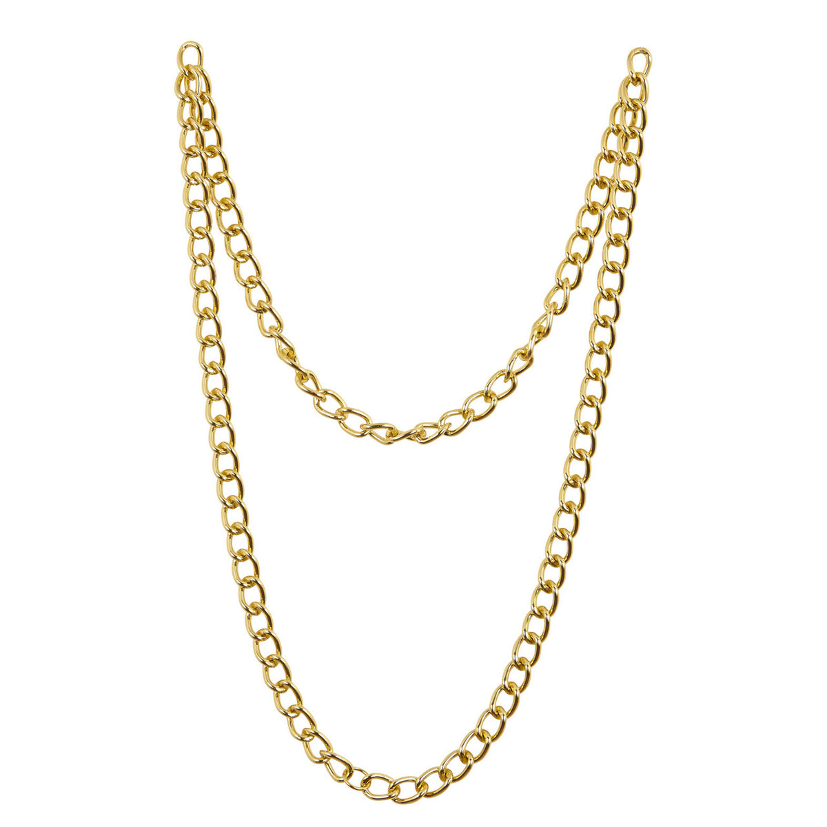 Op deze afbeelding zie je een Accessoires, van het merk Widmann. Mo Money Gouden Ketting