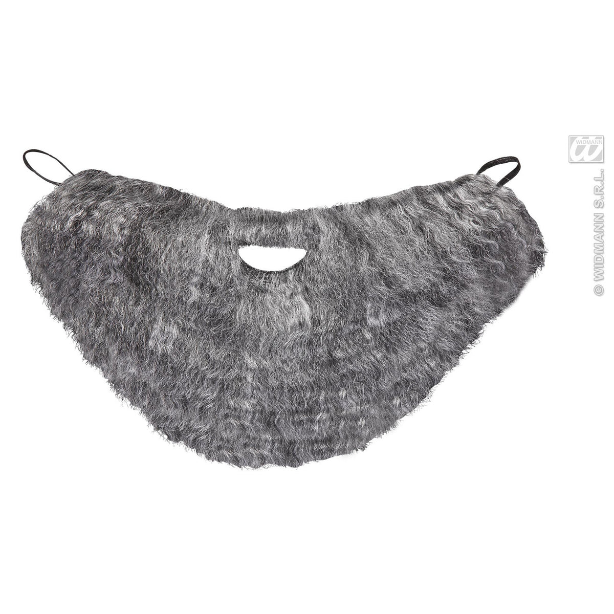 Op deze afbeelding zie je een Accessoires, van het merk Widmann. Baard Met Snor, Grijs