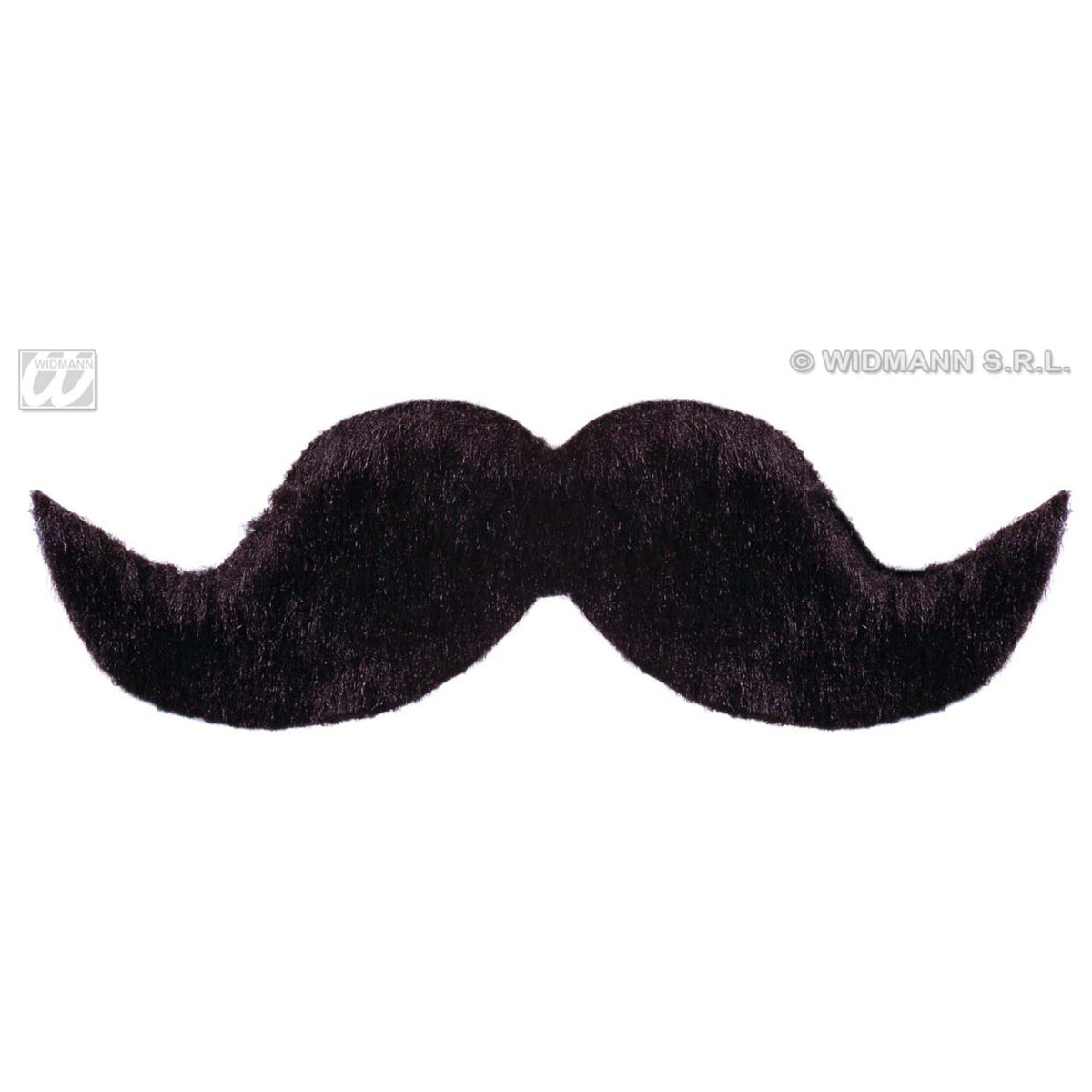 Op deze afbeelding zie je een Accessoires, van het merk Widmann. Snor Zwart, Ambassador