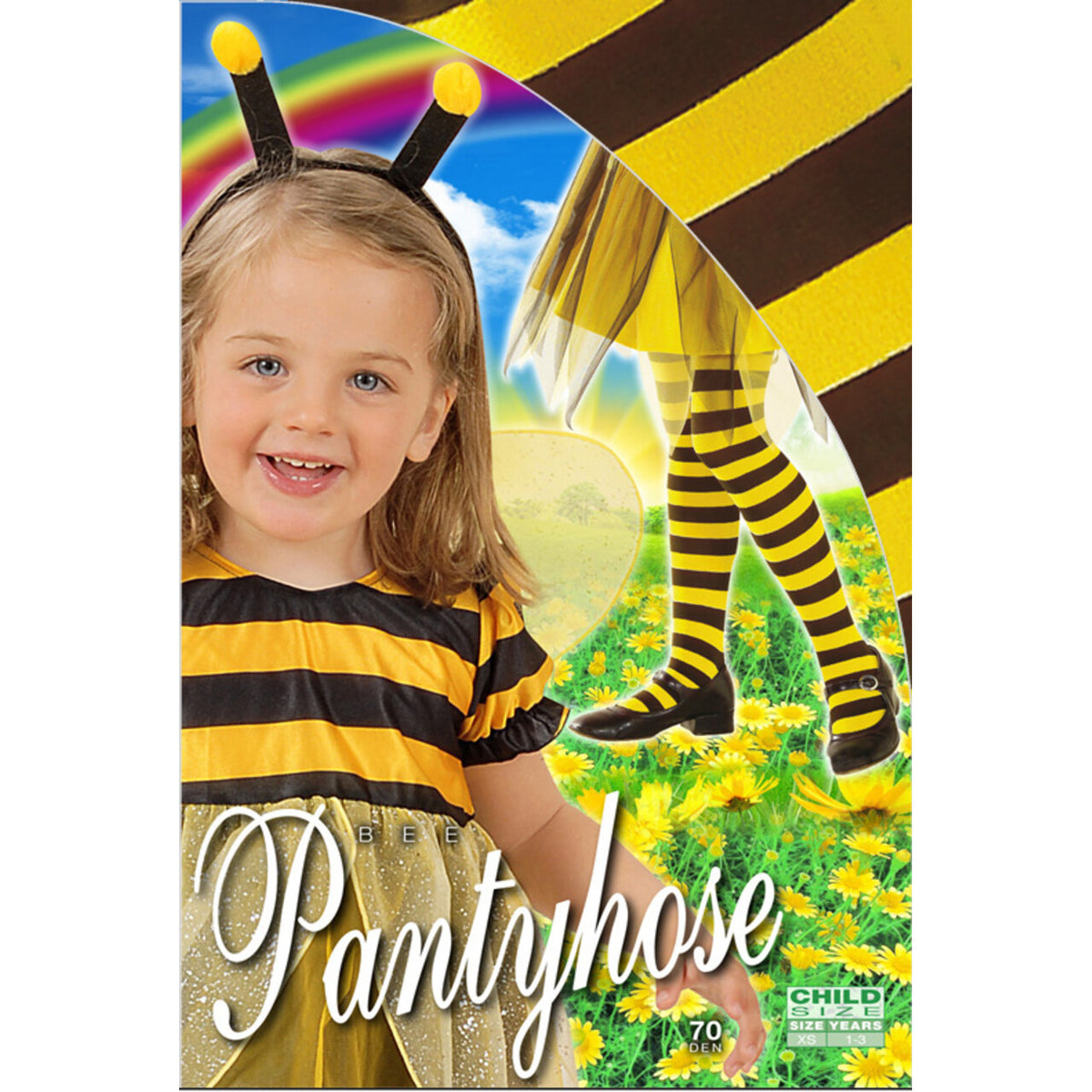 Op deze afbeelding zie je een Accessoires, van het merk Widmann. Gestreepte Kinderpanty Bijtje