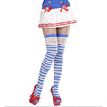 Chaussettes Marin Bleu Et Blanc Pour Femme