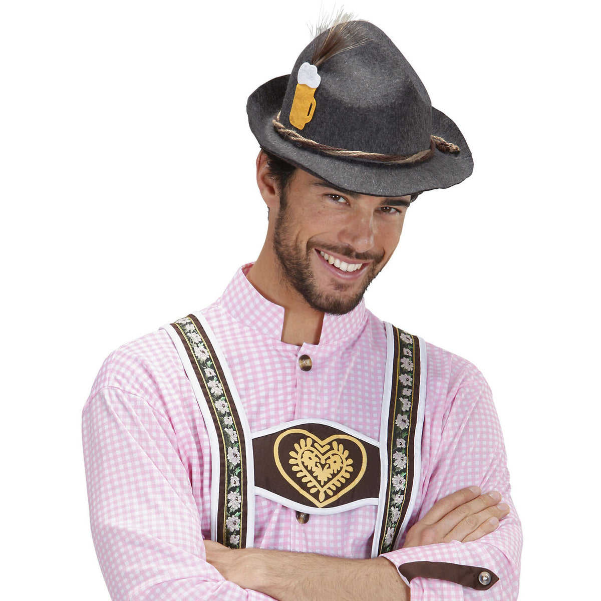 Op deze afbeelding zie je een Accessoires, van het merk Widmann. Tiroler Hoed Luxe Vilt