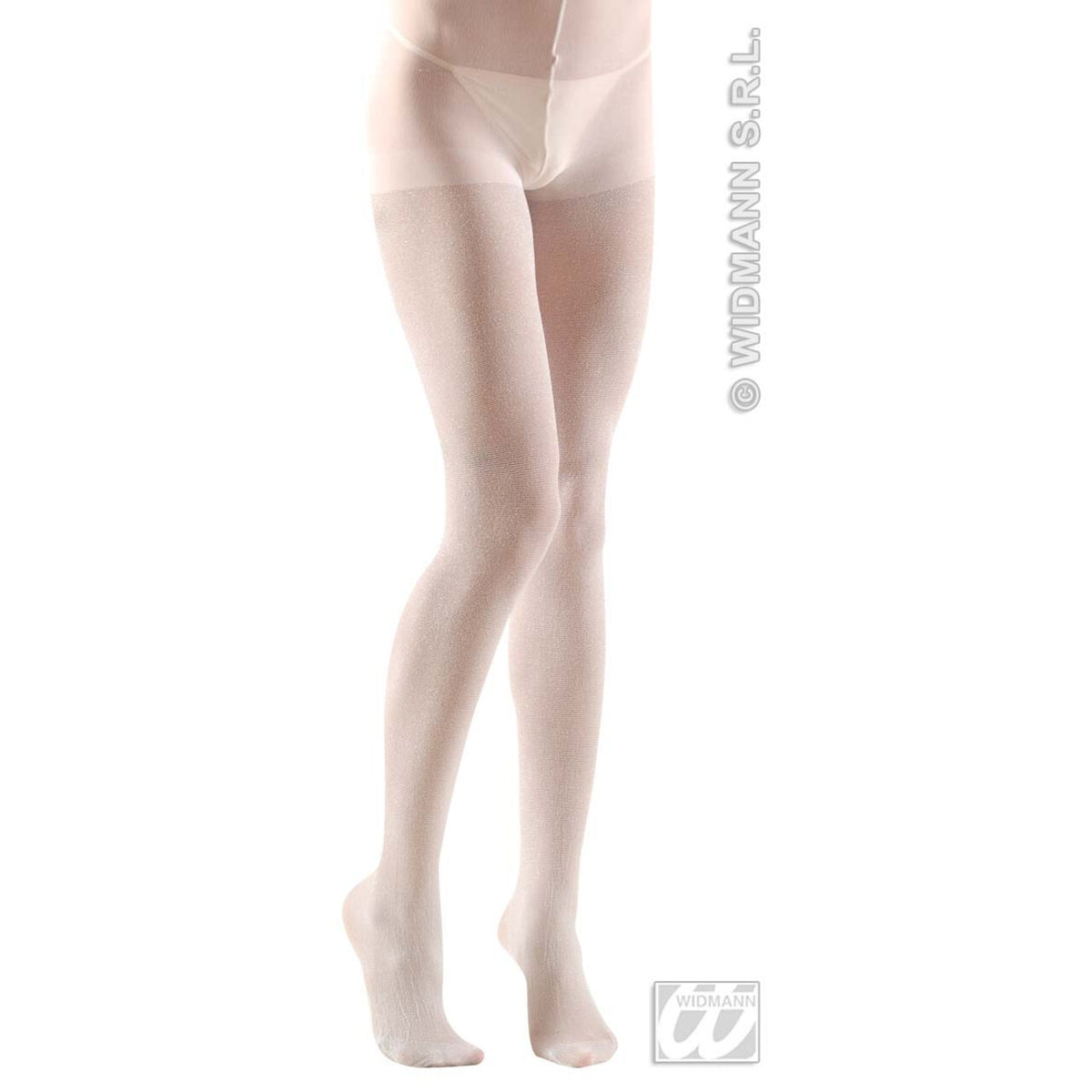 Op deze afbeelding zie je een Accessoires, van het merk Widmann. Panty 40den, Glitter Wit