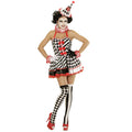 Costume De Femme Pierrot à Motif Costume