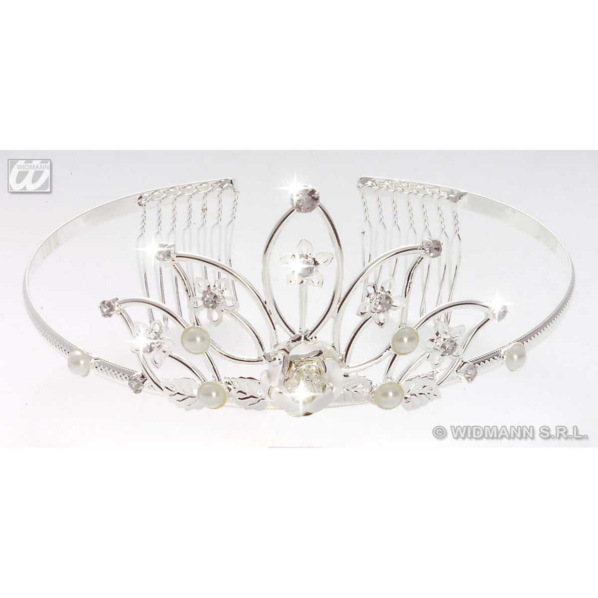Op deze afbeelding zie je een Accessoires, van het merk Widmann. Diadeem Met Diamanten