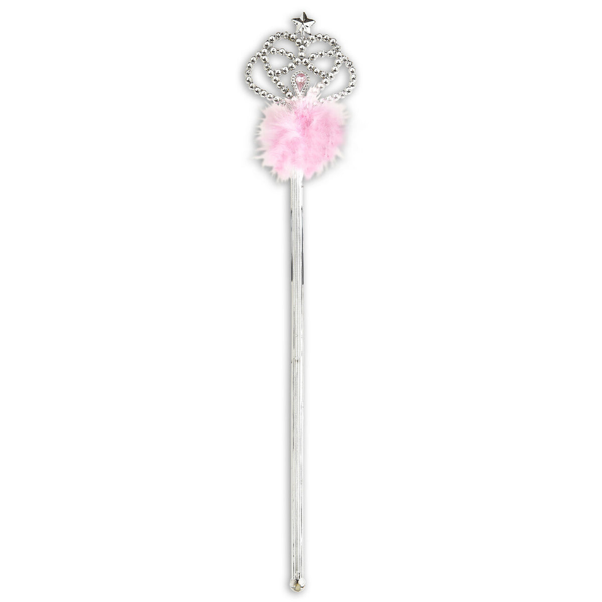 Op deze afbeelding zie je een Accessoires, van het merk Widmann. Betoverende Feeenstaf Met Marabou, Roze
