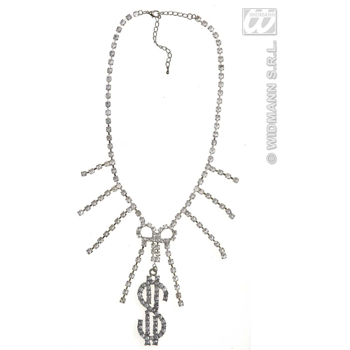 Op deze afbeelding zie je een Accessoires, van het merk Widmann. Choker Strass