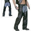 Chaps Noirs Effet Cuir